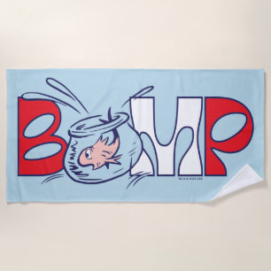 Cat In the Hat   Bump Beach Towel