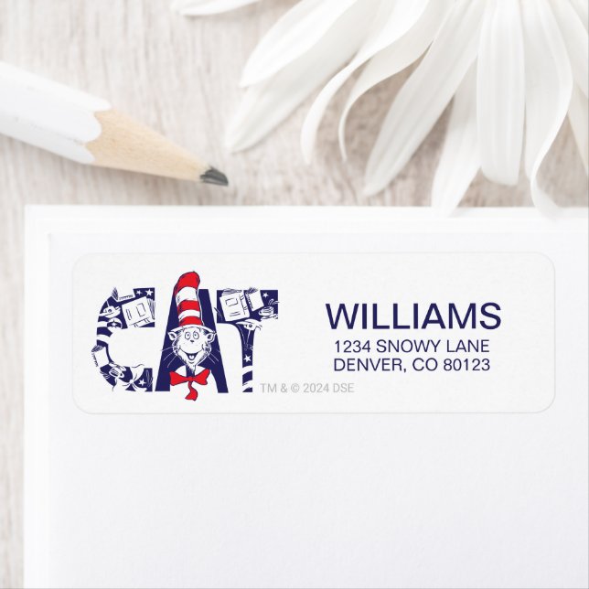 Cat In the Hat | Cat Face Text (Insitu)