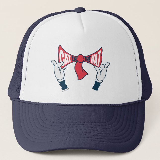 Cat In the Hat | Cat Text Bow Tie (Front)