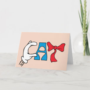 Cat In the Hat   Cat Text Card