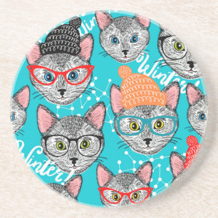 Cat in the hat coaster