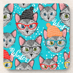 Cat in the hat coaster