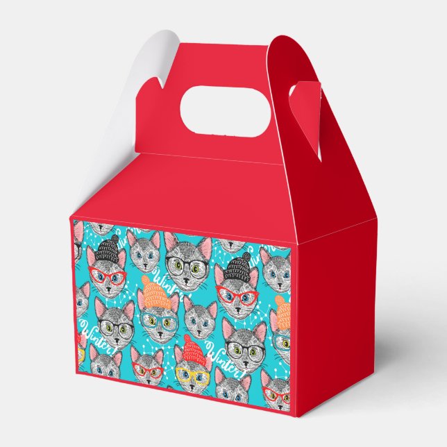 Cat in the hat favor box (Front Side)