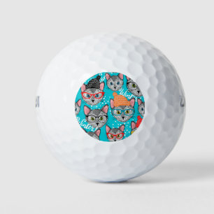 Cat in the hat golf balls