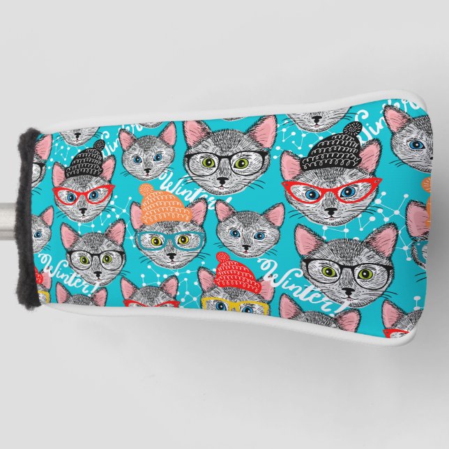 Cat in the hat golf head cover (Front)