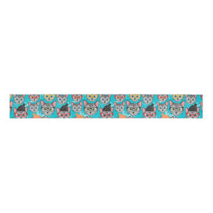 Cat in the hat grosgrain ribbon