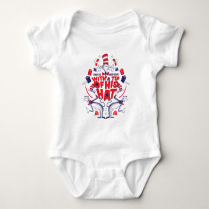 Cat in the Hat  He Was Gone With A Tip of His Hat Baby Bodysuit