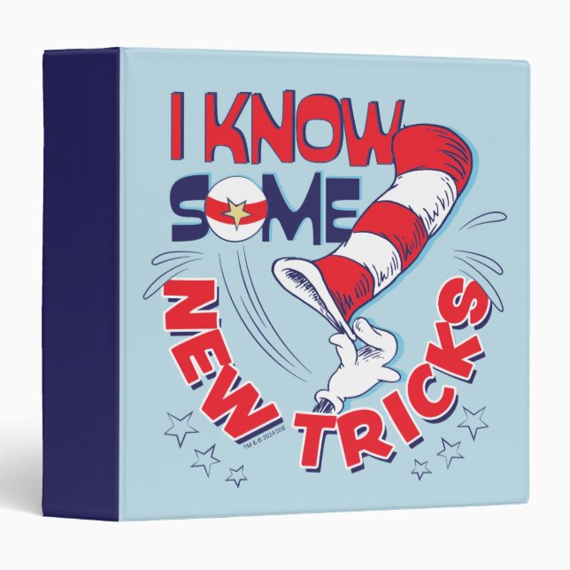 Cat In the Hat I Know Some New Tricks Binder (Front/Spine)