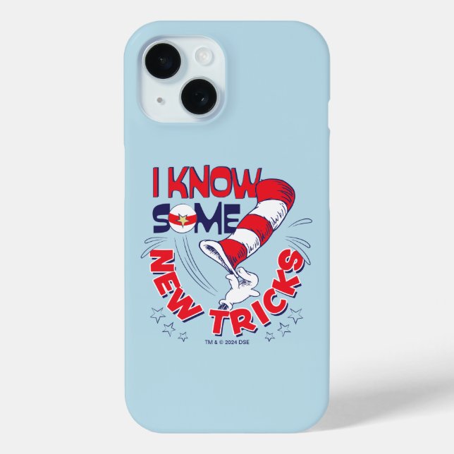 Cat In the Hat I Know Some New Tricks Case-Mate iPhone Case (Back)