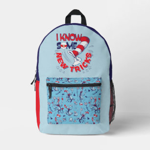 Cat In the Hat I Know Some New Tricks Printed Backpack