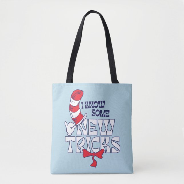 Cat In the Hat | I Know Some New Tricks Tote Bag (Front)