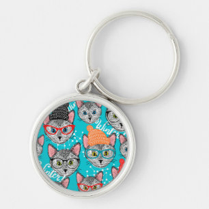 Cat in the hat keychain