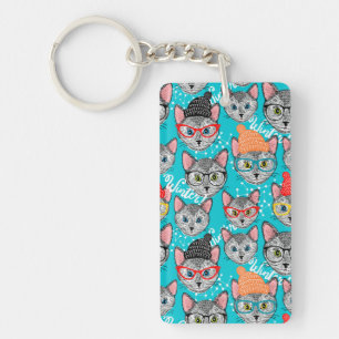 Cat in the hat keychain
