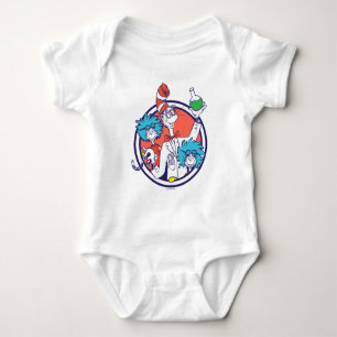 Cat in the Hat & Lab Tech One Lab Tech Two Baby Bodysuit