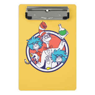 Cat in the Hat & Lab Tech One Lab Tech Two Mini Clipboard