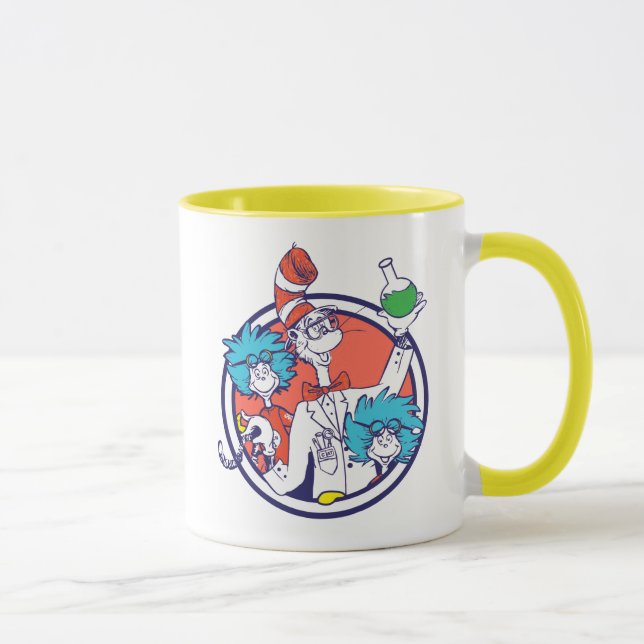 Cat in the Hat & Lab Tech One Lab Tech Two Mug (Right)