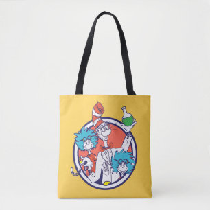 Cat in the Hat & Lab Tech One Lab Tech Two Tote Bag