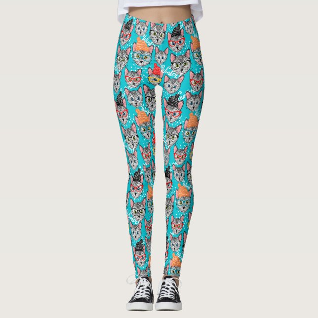 Cat in the hat leggings (Front)