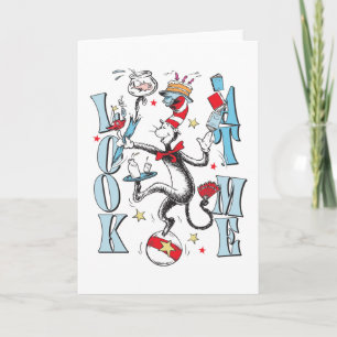 Cat In the Hat   Look At Me Card