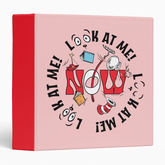 Cat In the Hat | Look At Me! Look At Me! Binder (Front/Spine)