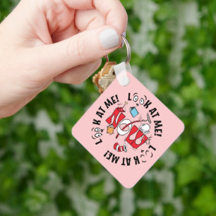 Cat In the Hat   Look At Me! Look At Me! Keychain
