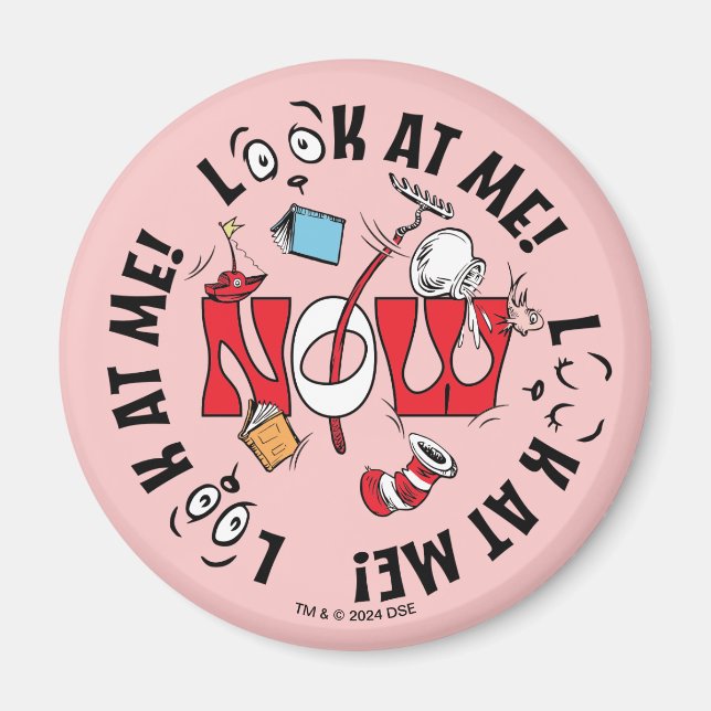 Cat In the Hat | Look At Me! Look At Me! Magnet (Front)