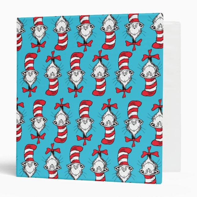 Cat In The Hat Pattern Binder (Front/Inside)