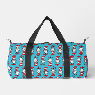 Cat In The Hat Pattern Duffle Bag