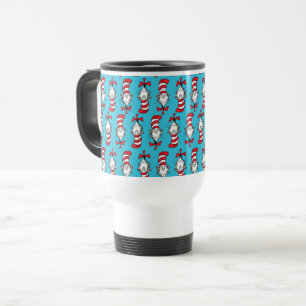 Cat In The Hat Pattern Travel Mug