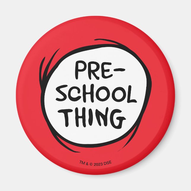 Cat in the Hat | Preschool Thing Magnet (Front)