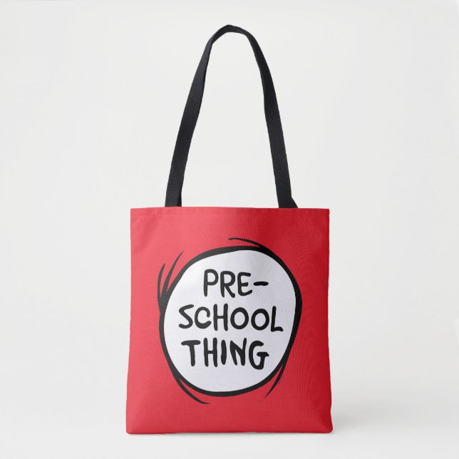 Cat in the Hat | Preschool Thing Tote Bag (Front)