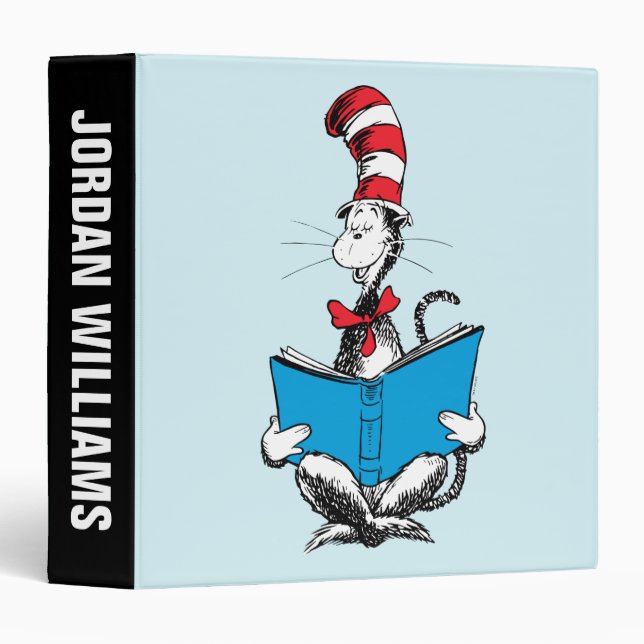 Cat in the Hat Reading Binder (Front/Spine)