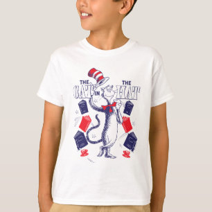 Cat In the Hat Reading Books T-Shirt
