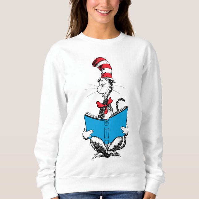 Cat in the Hat Reading Sweatshirt (Front)