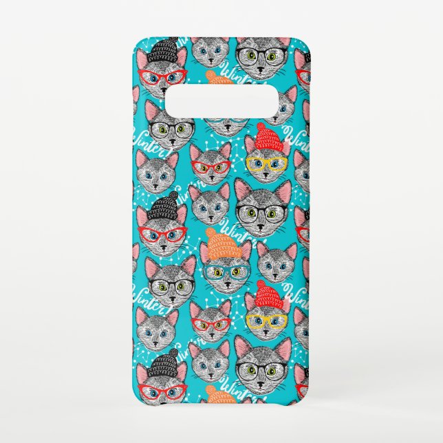 Cat in the hat samsung galaxy case (Back)