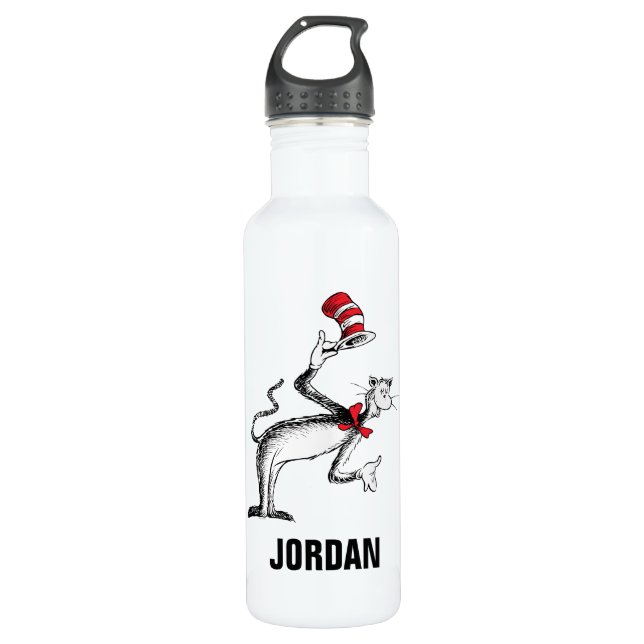 Cat in the Hat Takes A Bow 710 Ml Water Bottle (Front)