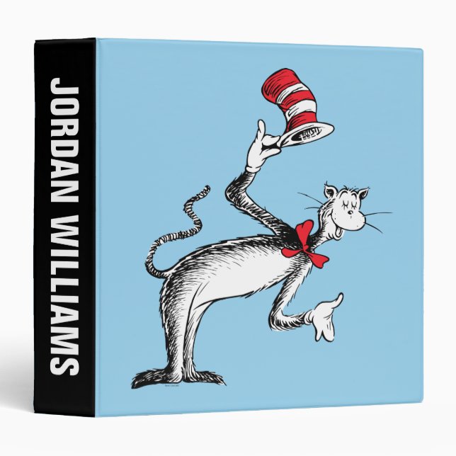 Cat in the Hat Takes A Bow Binder (Front/Spine)