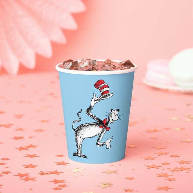 Cat in the Hat Takes A Bow Paper Cups (Insitu)