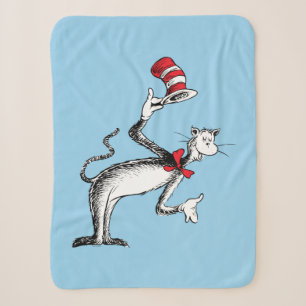Cat in the Hat Takes A Bow Sherpa Blanket