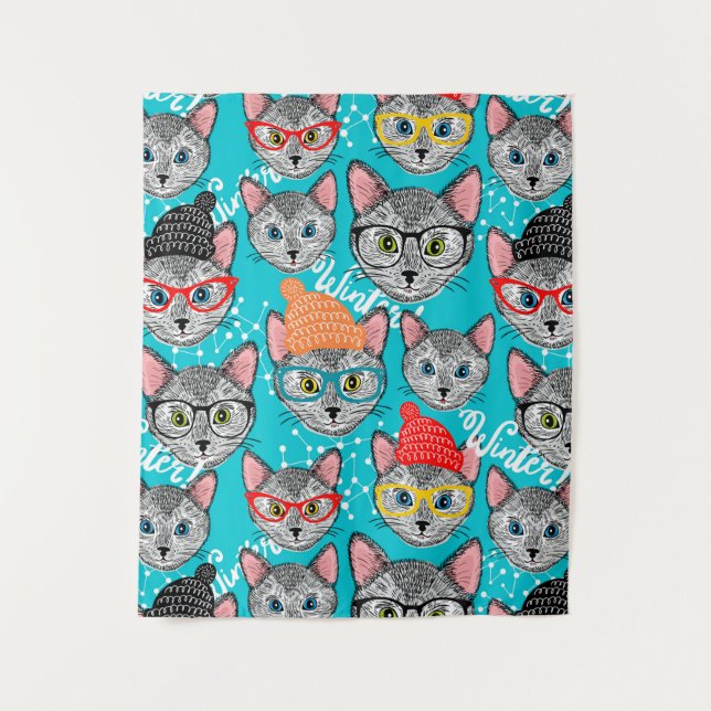 Cat in the hat tapestry (Front)