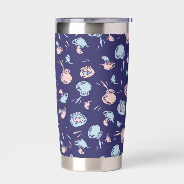 Cat In The Hat | The Fish Pattern Insulated Tumbler (Left)