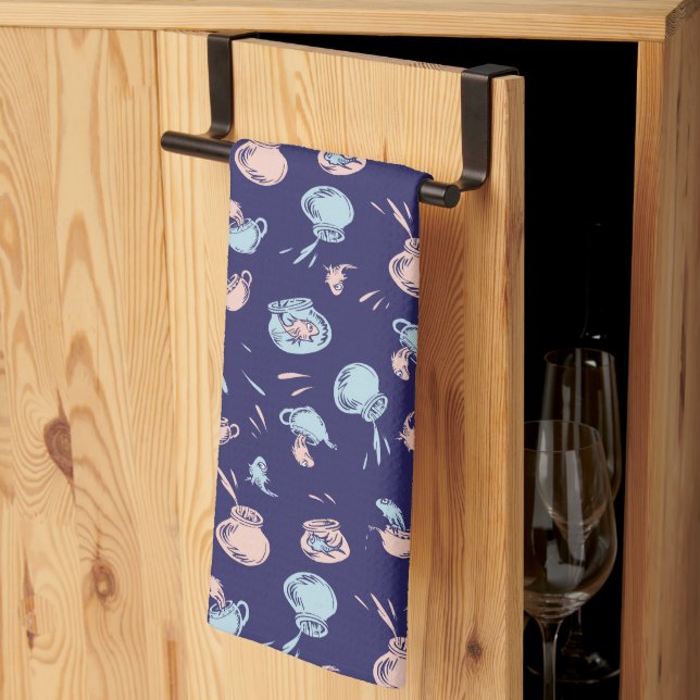 Cat In The Hat | The Fish Pattern Kitchen Towel (Thirds Fold)