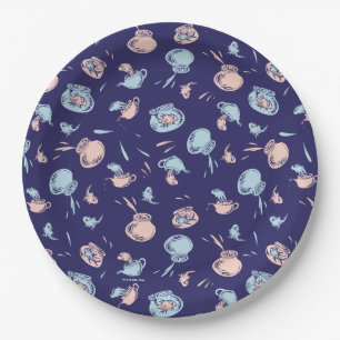 Cat In The Hat   The Fish Pattern Paper Plate