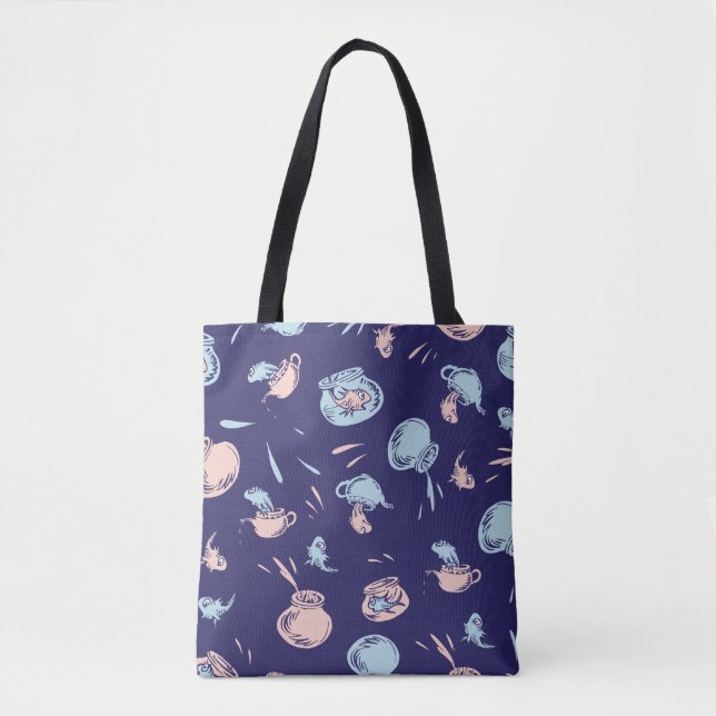 Cat In The Hat | The Fish Pattern Tote Bag (Front)