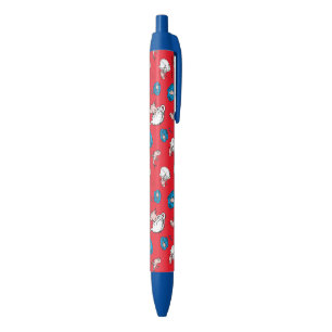 Cat In The Hat The Fish Red Pattern Black Ink Pen
