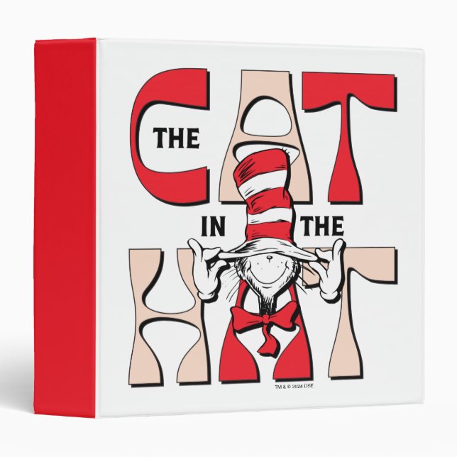 Cat In the Hat | The Silly Cat In The Hat Binder (Front/Spine)