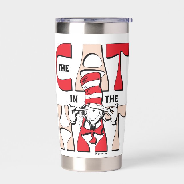 Cat In the Hat | The Silly Cat In The Hat Insulated Tumbler (Left)