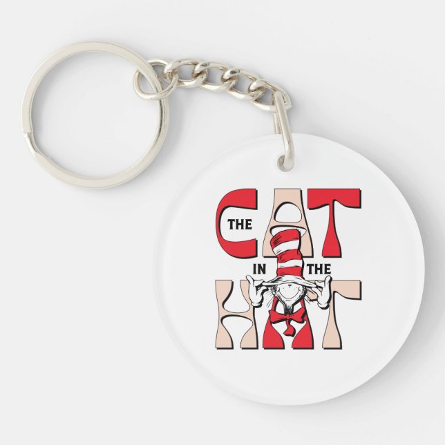 Cat In the Hat | The Silly Cat In The Hat Keychain (Front)