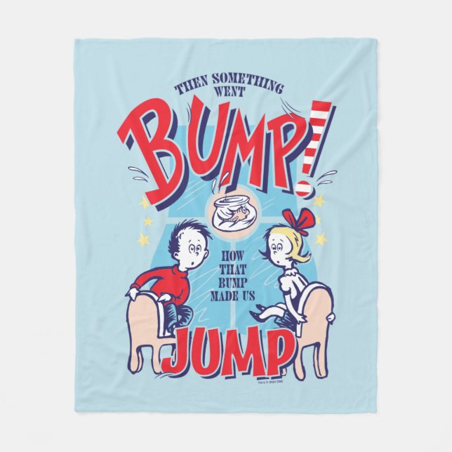 Cat In the Hat | Then Something Went Bump Fleece Blanket (Front)