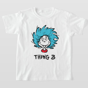 Cat in the Hat   Thing 1 Thing 2 - Custom Thing T-Shirt